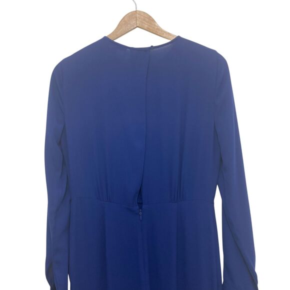 BCBGMAXAZRIA Marcee Royal Blue Wide-Leg Jumpsuit 6 - Picture 6 of 16